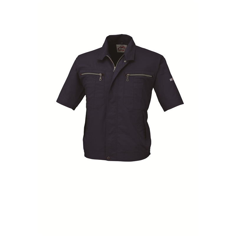 ジーベック メンズ 半袖ブルゾン L コン 8891 1枚（ご注文単位1枚）【直送品】