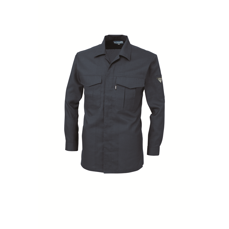 ジーベック メンズ 長袖シャツ M コン 6253 1枚（ご注文単位1枚）【直送品】