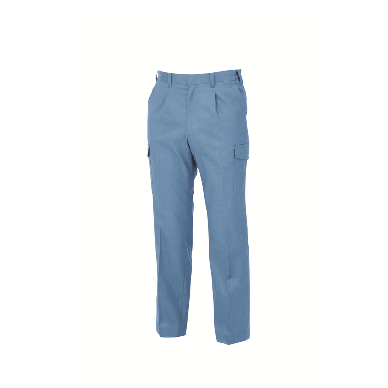 ジーベック メンズ カーゴパンツ L ブルー 6256 1枚（ご注文単位1枚）【直送品】