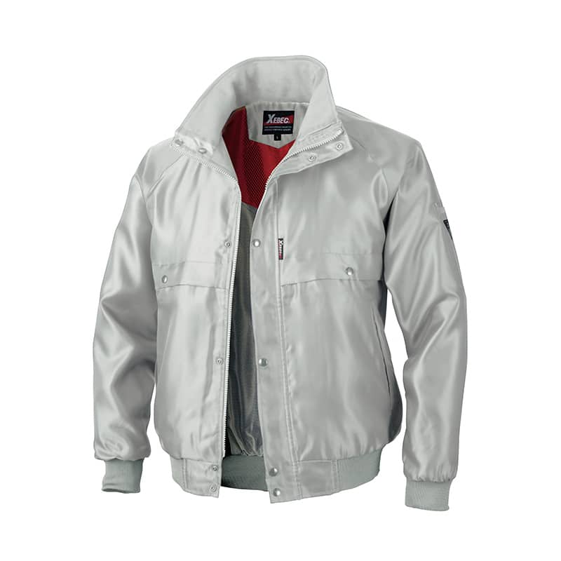 ジーベック 男女兼用 軽防寒ブルゾン LL シルバーグレー 262 1枚（ご注文単位1枚）【直送品】