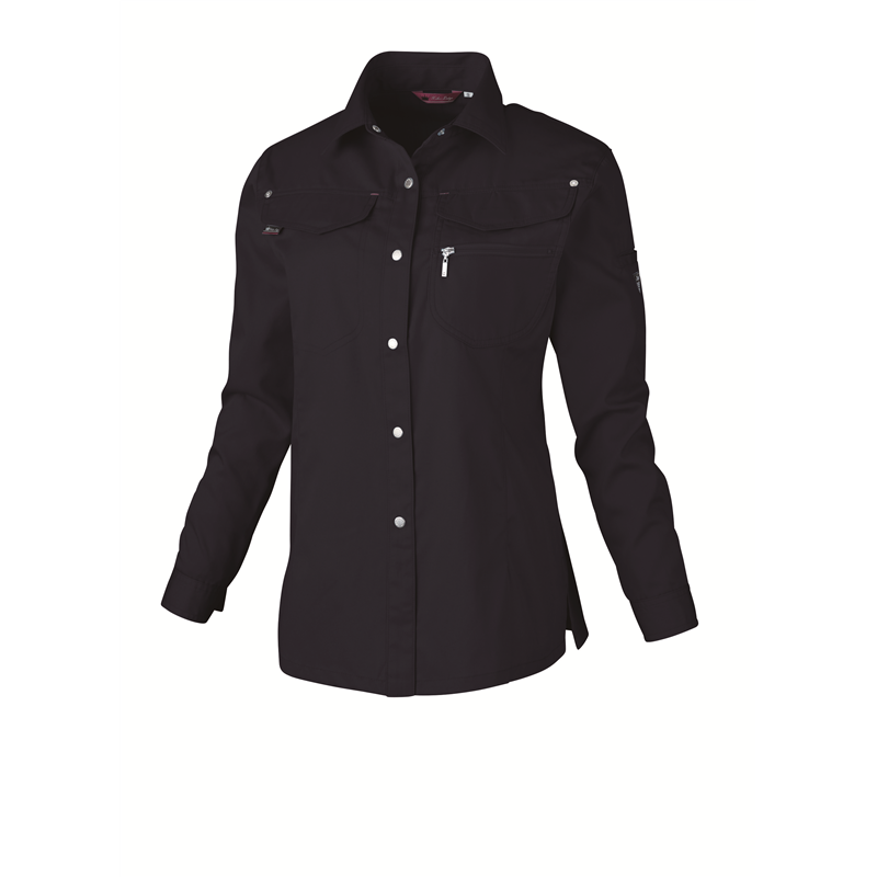 ジーベック レディース 長袖シャツ 19号 ディープネイビー 1495 1枚（ご注文単位1枚）【直送品】