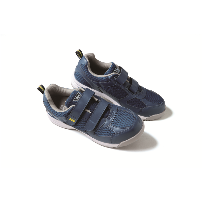 ジーベック 男女兼用 静電気帯電防止靴 プロスニーカー 25.5 ネイビー 85112 1枚（ご注文単位1枚）【直送品】