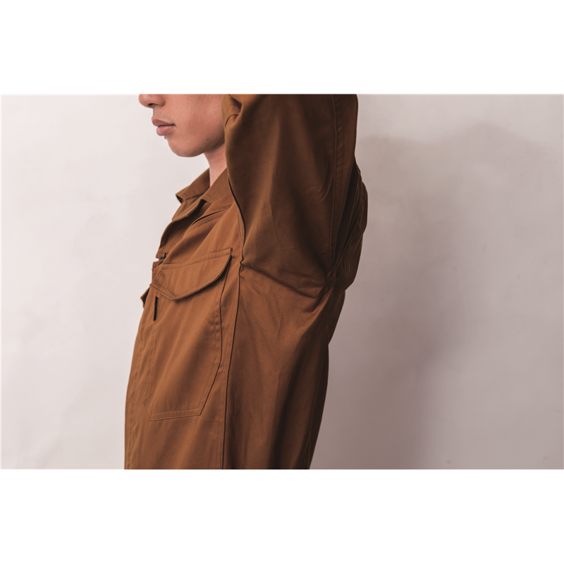 ジーベック 男女兼用 続服 M ウオルナッツ 34012 1枚(ご注文単位1枚)【直送品】