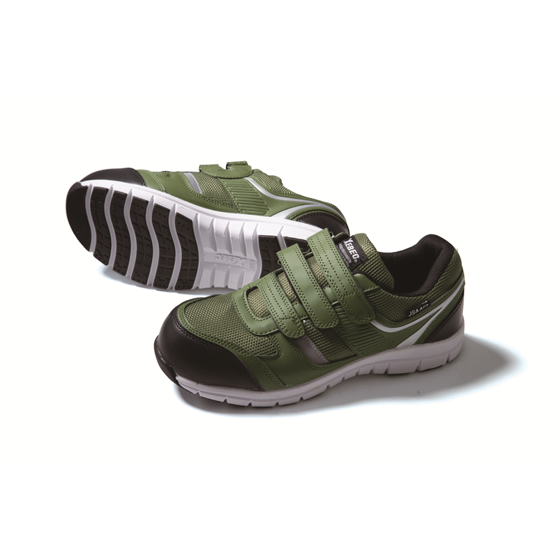 ジーベック プロスニーカー 27.0 グリーン 85407 1枚（ご注文単位1枚）【直送品】