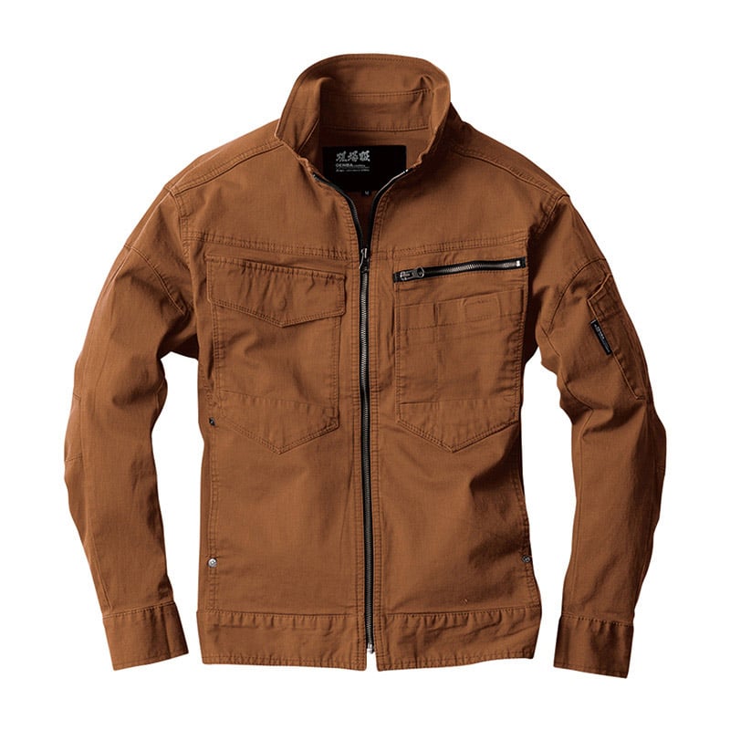 ジーベック メンズ 長袖ブルゾン 5L ウオルナッツ 2274 1枚（ご注文単位1枚）【直送品】