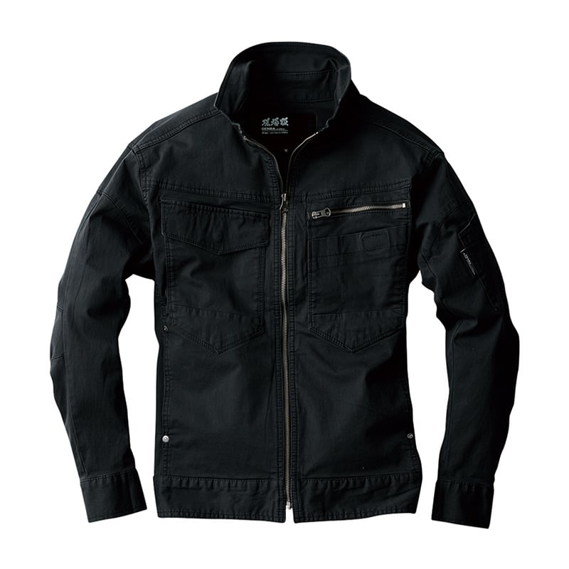 ジーベック メンズ 長袖ブルゾン L クロ 2274 1枚（ご注文単位1枚）【直送品】