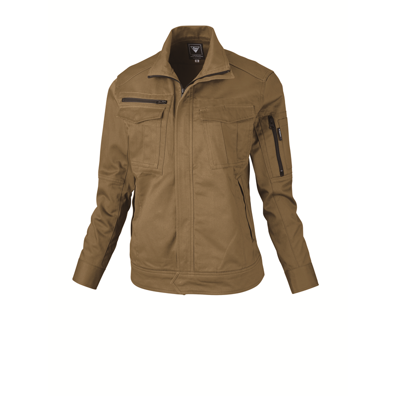 ジーベック レディース ブルゾン 13号 キャメル 2029 1枚(ご注文単位1枚)【直送品】
