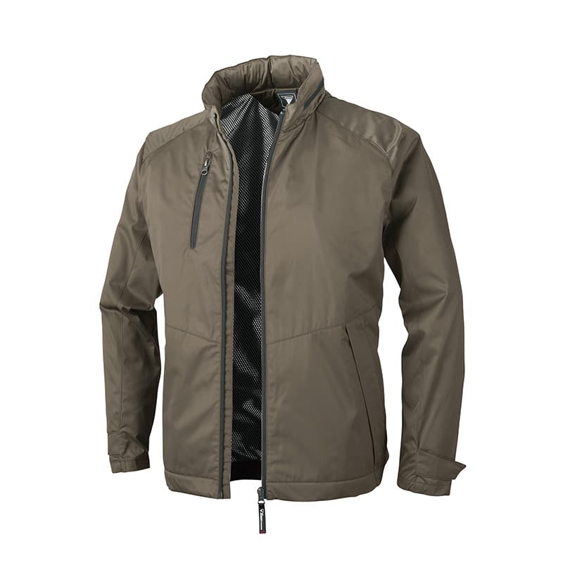 ジーベック 男女兼用 軽防寒ブルゾン 5L アーミーグリーン 142 1枚（ご注文単位1枚）【直送品】