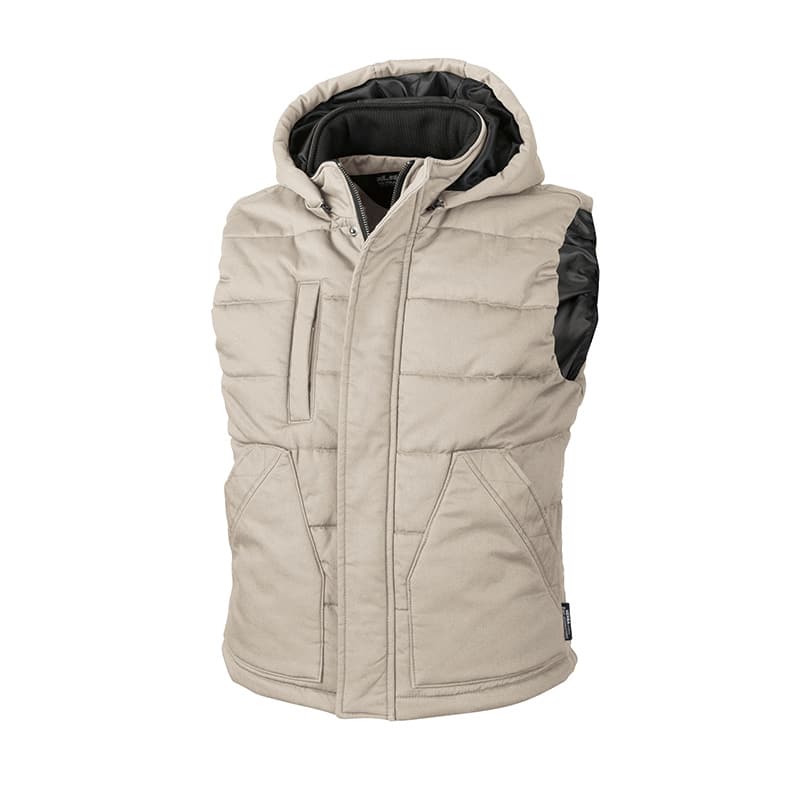 ジーベック 防寒ベスト 4L サンドベージュ 213 1枚（ご注文単位1枚）【直送品】