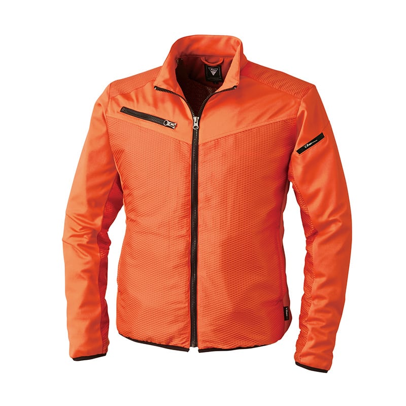 ジーベック 男女兼用 軽防寒ブルゾン 3L オレンジ 163 1枚（ご注文単位1枚）【直送品】