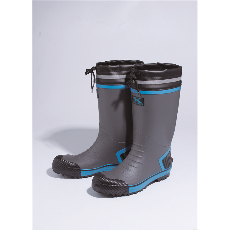 ジーベック 男女兼用 セーフティー長靴 3L グレー 85718 1枚（ご注文単位1枚）【直送品】