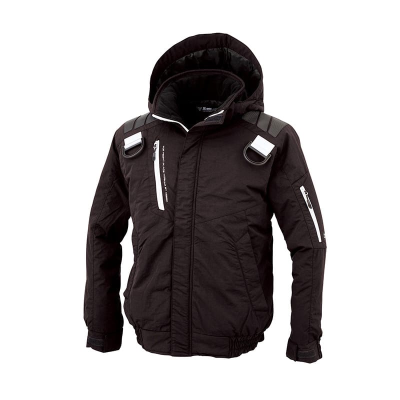 ジーベック メンズ 防寒ブルゾン L コゲチャ 122 1枚（ご注文単位1枚）【直送品】