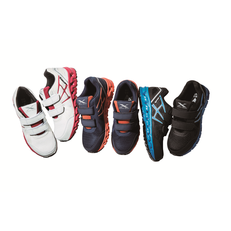 ジーベック 男女兼用 プロスニーカー 面ファスナータイプ 27.5 ネイビー 85147 1枚（ご注文単位1枚）【直送品】