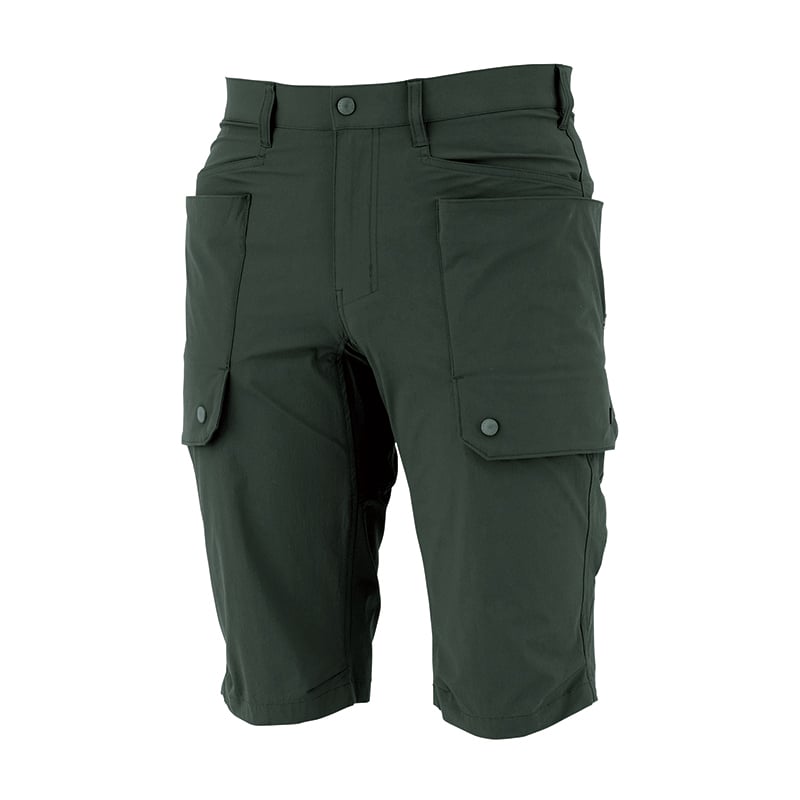 ジーベック メンズ ハーフパンツ M アーミーグリーン 2225 1枚（ご注文単位1枚）【直送品】