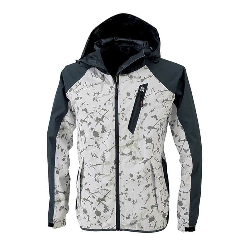 ジーベック 男女兼用 レインウェア 上下セット 4L 迷彩シルバグレー 32001 1枚（ご注文単位1枚）【直送品】