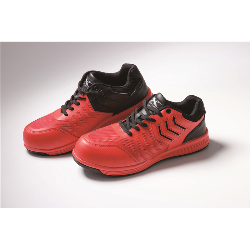 ジーベック 男女兼用 プロスニーカー 24.0 レッド 85148 1枚（ご注文単位1枚）【直送品】