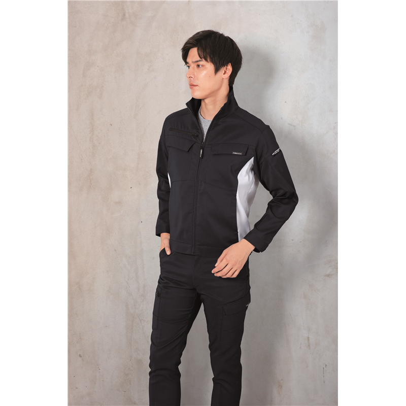 ジーベック 男女兼用 長袖ブルゾン 4L ミストグリーン 1514 1枚（ご注文単位1枚）【直送品】