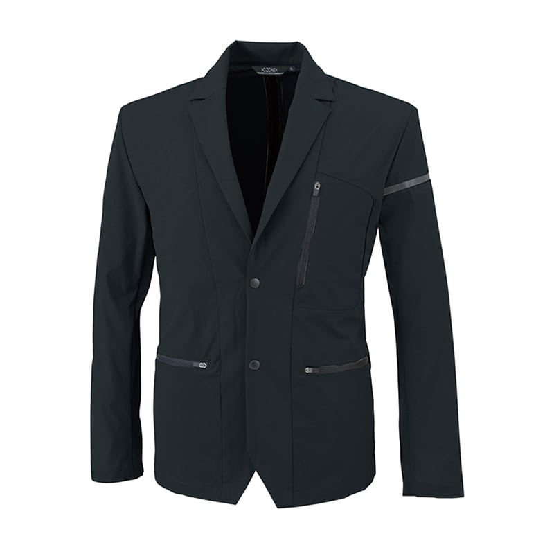 ジーベック 男女兼用 テーラードジャケット L クロ 2518 1枚（ご注文単位1枚）【直送品】