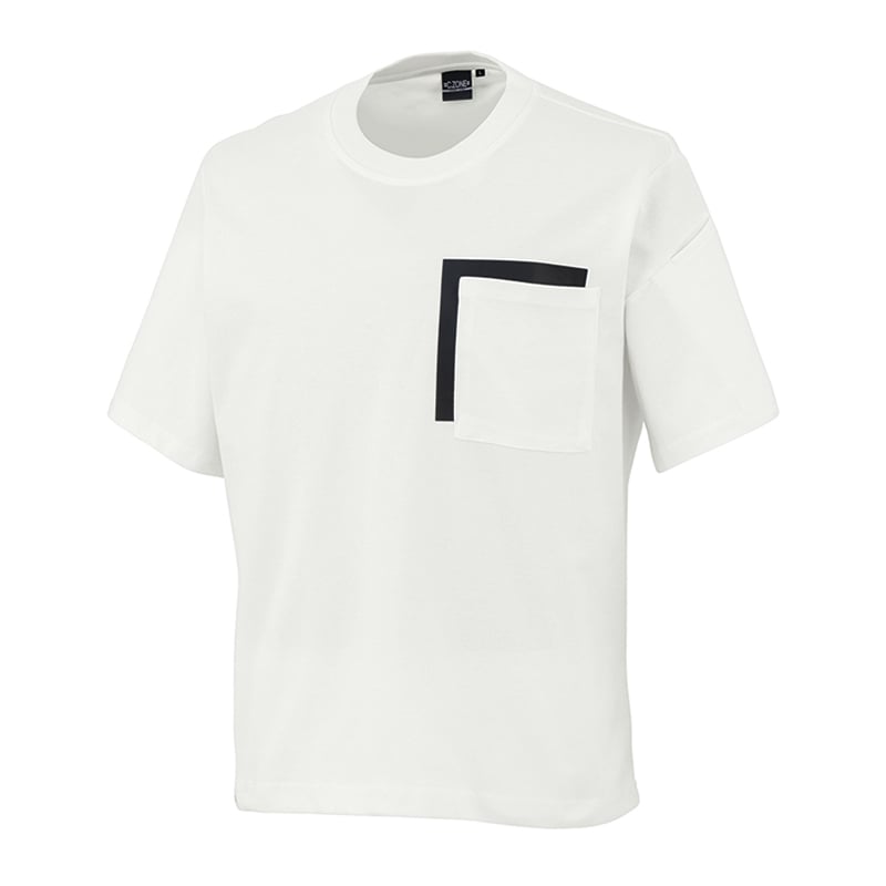 ジーベック 男女兼用 半袖Tシャツ 3L シロ 6660 1枚（ご注文単位1枚）【直送品】