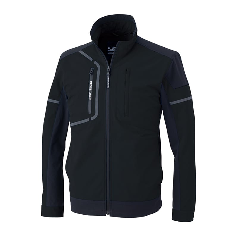 ジーベック 男女兼用 長袖ブルゾン S クロ 2534 1枚（ご注文単位1枚）【直送品】