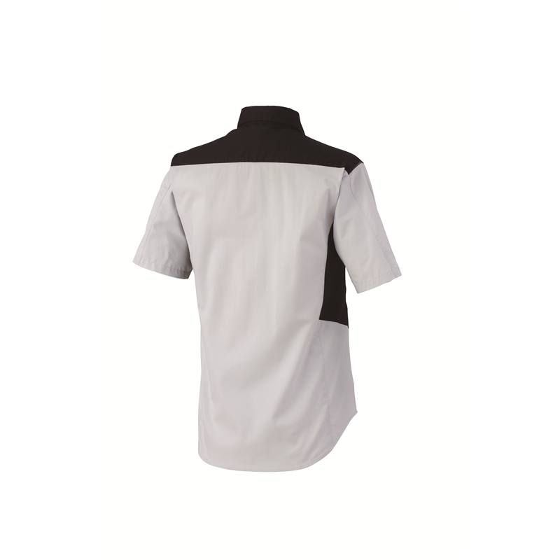 ジーベック 男女兼用 半袖シャツ SS シルバーグレー 1532 1枚（ご注文単位1枚）【直送品】