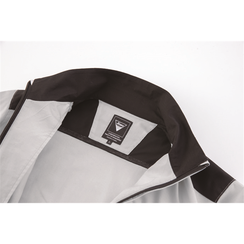 ジーベック 男女兼用 半袖シャツ LL シルバーグレー 1532 1枚（ご注文単位1枚）【直送品】