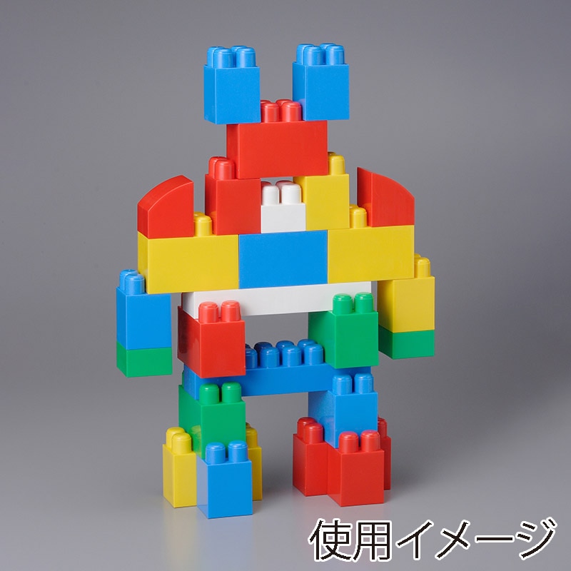 友愛玩具 凸凹ブロック おもちゃ箱 消防車 51ピース付き MA-50010 1個(ご注文単位2個)【直送品】