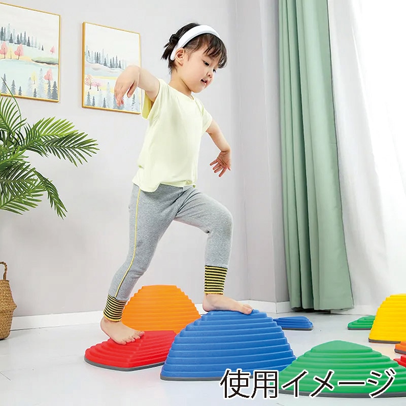 友愛玩具 バランスステップストーン 11pセット TY-0133 1個（ご注文単位2個）【直送品】