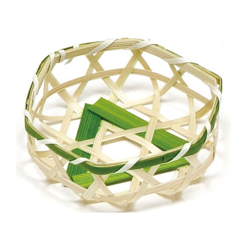 萬洋 珍味かご　六角珍味　青 小 18-624B 1個（ご注文単位70個）【直送品】