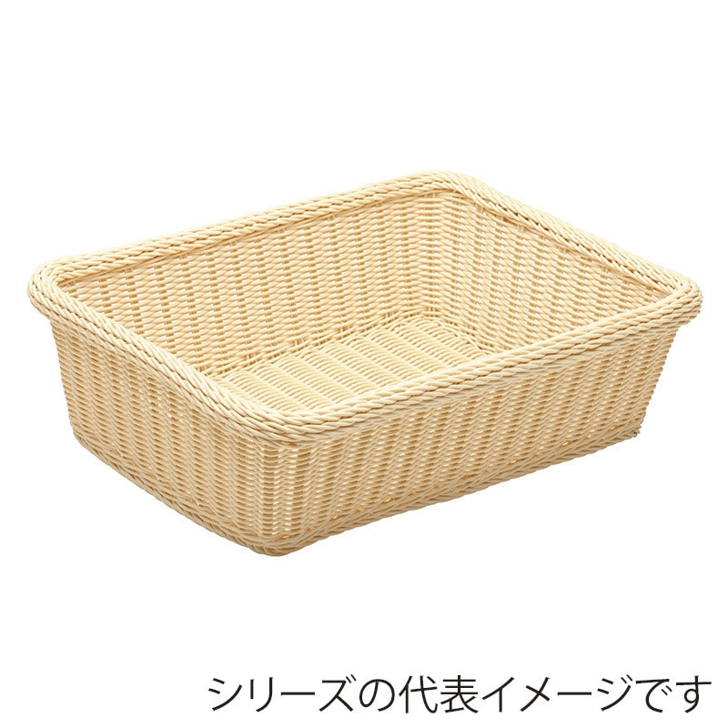 萬洋 樹脂脱衣かご ステンレス枠付 小 91013A 1個(ご注文単位1個)【直送品】