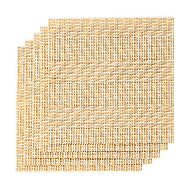 萬洋 樹脂コースター 白　5枚 91053B 1枚（ご注文単位20枚）【直送品】