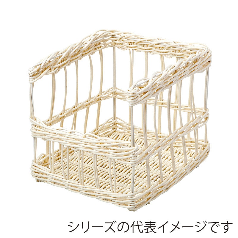 萬洋 樹脂フランスパンスタンド前開き 大　白 91109A 1個（ご注文単位1個）【直送品】