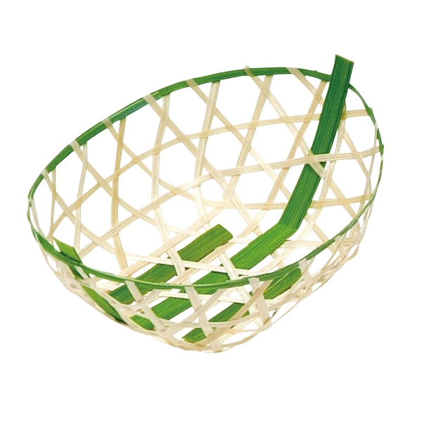 萬洋 珍味かご　両舟　青  18-800 1個（ご注文単位40個）【直送品】