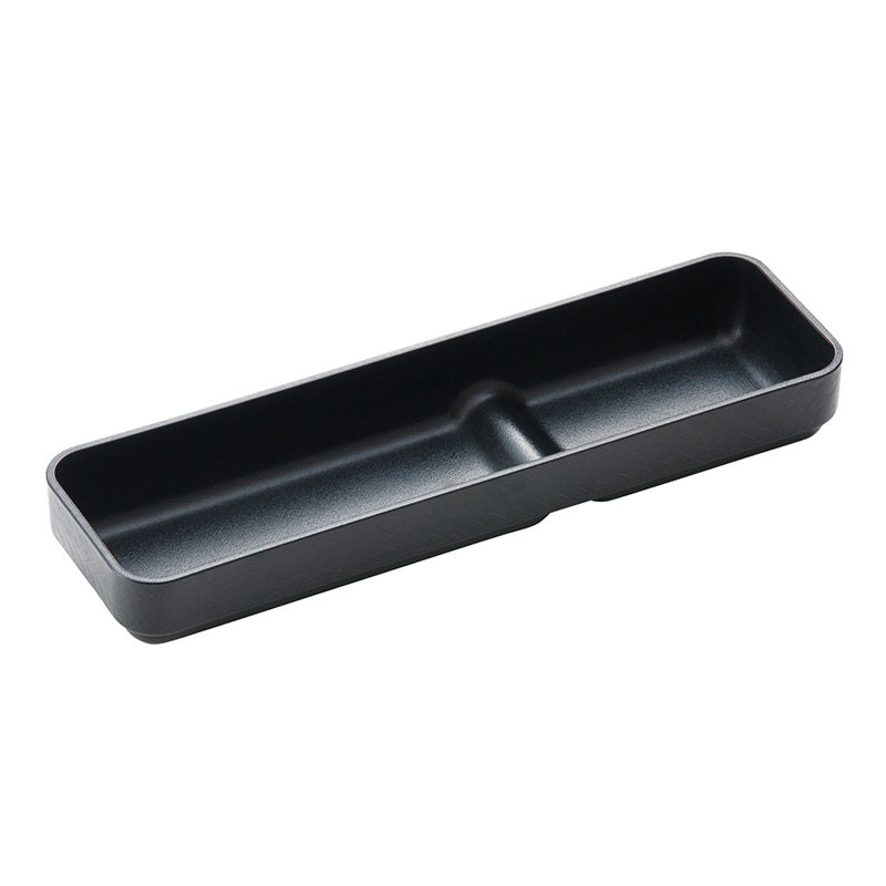 萬洋 カトラリーBOX 黒 91151 1個（ご注文単位5個）【直送品】