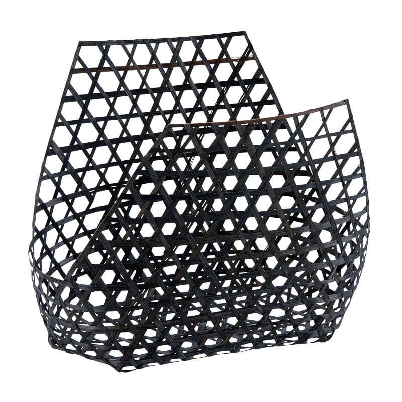 萬洋 六ツ目包みかご　黒 特大 18-542H 1個（ご注文単位20個）【直送品】