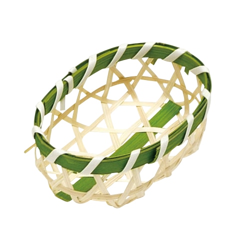 萬洋 珍味かご　青小判 小 18-619C 1個（ご注文単位45個）【直送品】