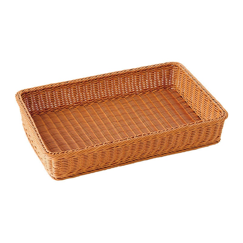 萬洋 樹脂浴衣入バスケット ブラウン 91403 1個(ご注文単位1個)【直送品】