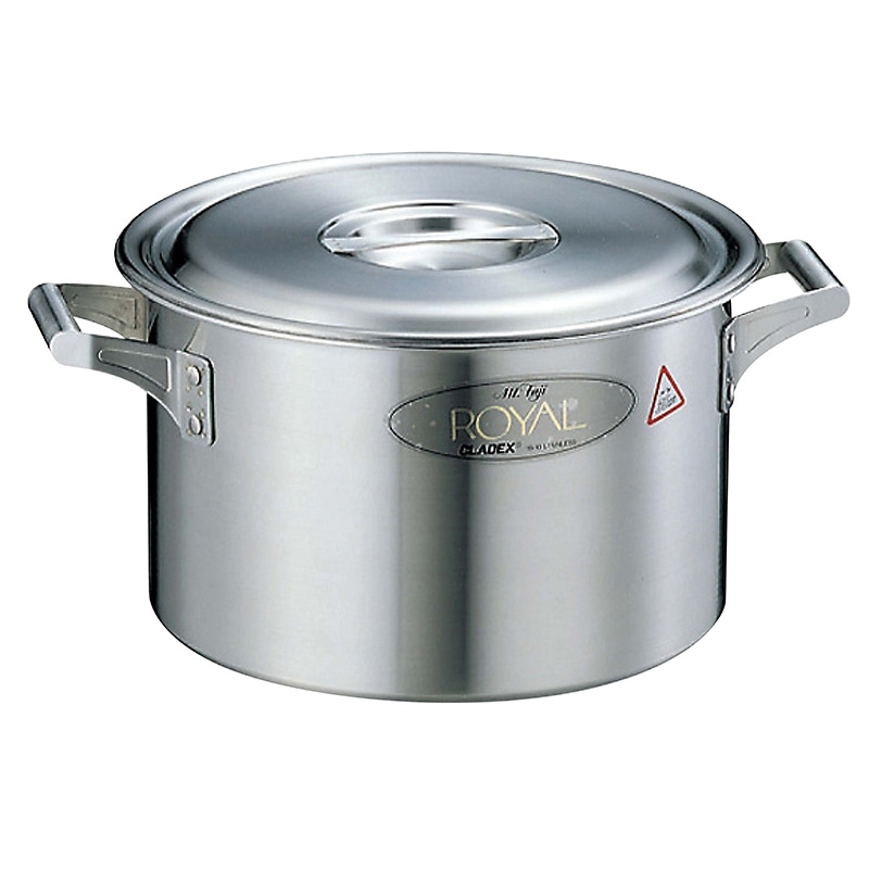 18-10　ロイヤル　半寸胴鍋 XMD-330　33cm  1個（ご注文単位1個）【直送品】