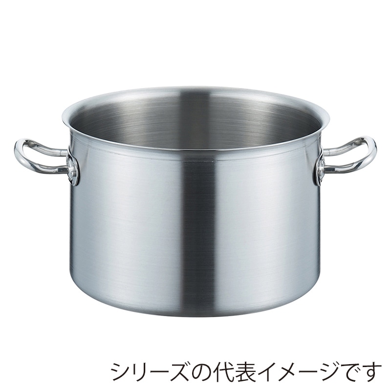 フジノス ロイヤルセカンド 半寸胴鍋 30cm SMD-300 1個（ご注文単位1個）【直送品】