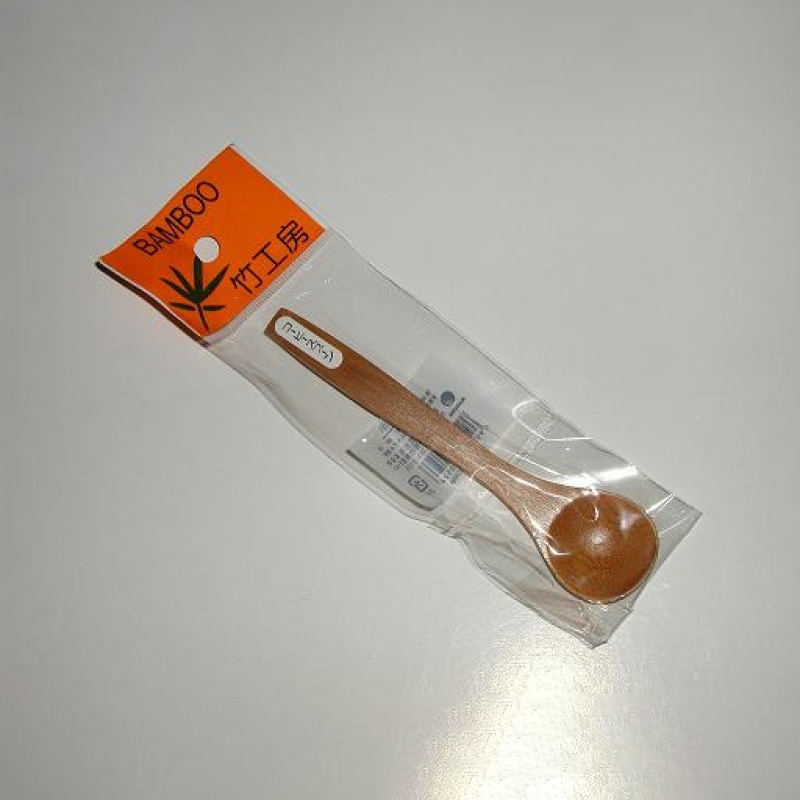 丸十 民芸竹 コーヒースプーン MB-141 1個(ご注文単位10個)【直送品】