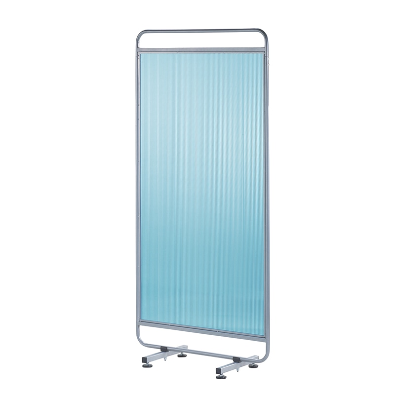 エレガントスクリーン　S　クリアブルー W710×D300×H1466mm  1個（ご注文単位1個）【直送品】