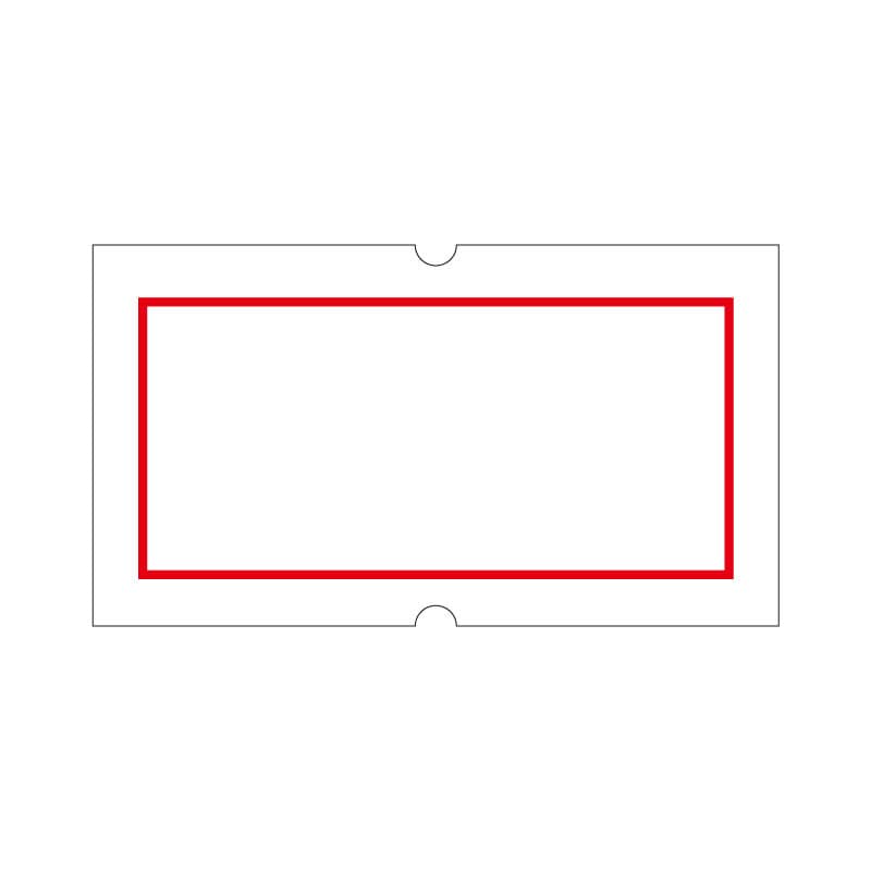サトー ハンドラベラー用ラベル SP用 SP-4 赤枠 強粘 10巻/袋