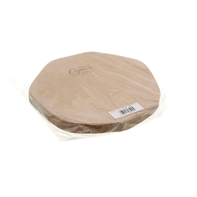 アオトプラス ラミクレープ包装紙 クラフト 変形 レース 200枚/袋