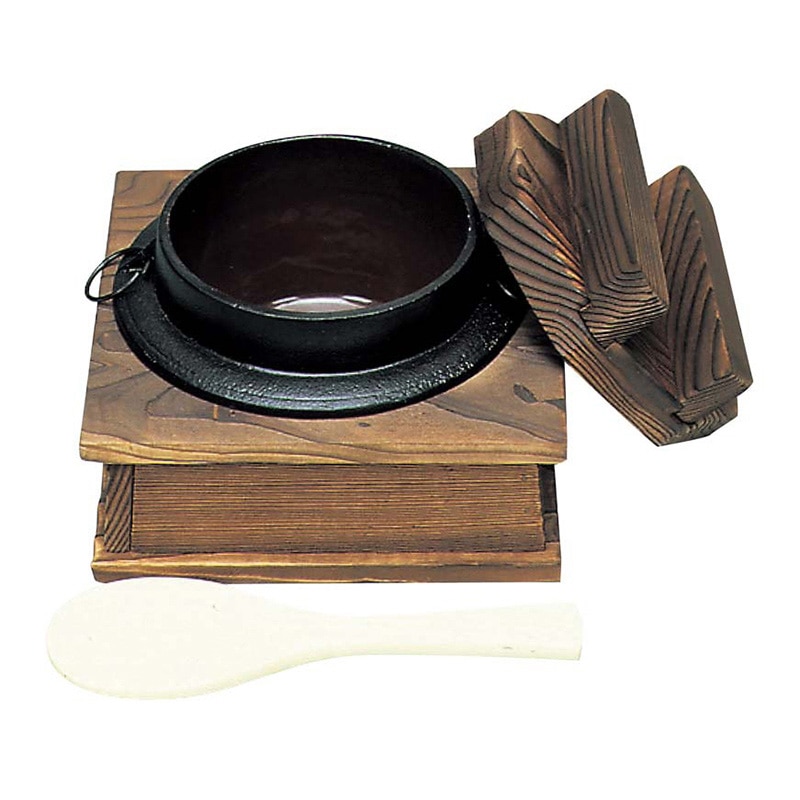 五進　鉄　1人用　釜めしセット（G-31）   1個（ご注文単位1個）【直送品】