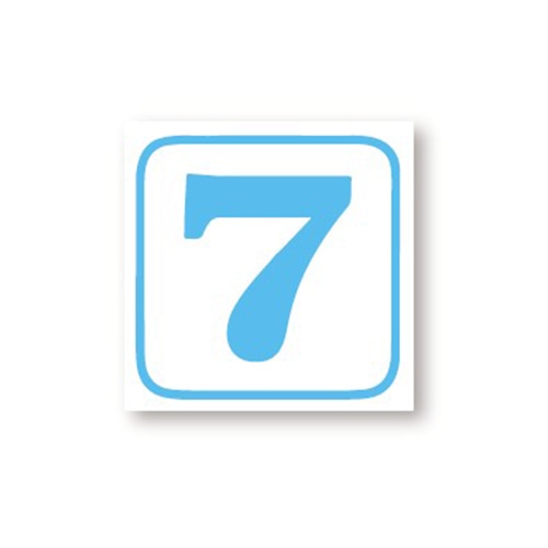 金久 POPシール 号数表示シール＜7＞ SK-366 1束（ご注文単位1束）【直送品】