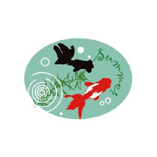 金久 POPシール 金魚 SK-870 1束(ご注文単位1束)【直送品】