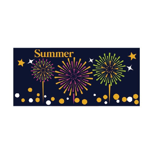 金久 POPシール 花火 SK-871 1束(ご注文単位1束)【直送品】