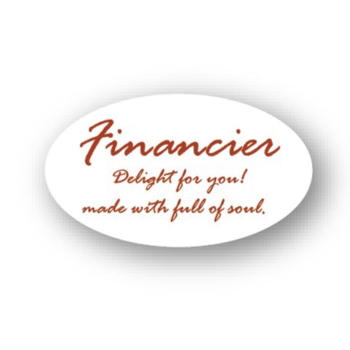 金久 POPシール フィナンシェ　Finansie NC-9 1束（ご注文単位1束）【直送品】