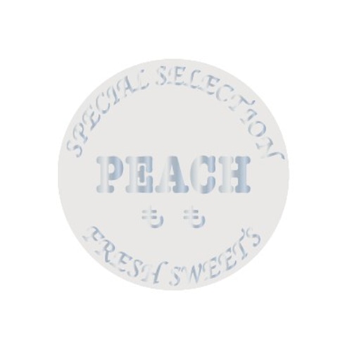 金久 POPシール もも　PEACH NC-41 1束（ご注文単位1束）【直送品】