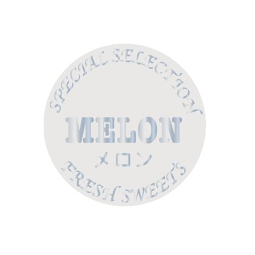 金久 POPシール メロン　MELON NC-47 1束（ご注文単位1束）【直送品】